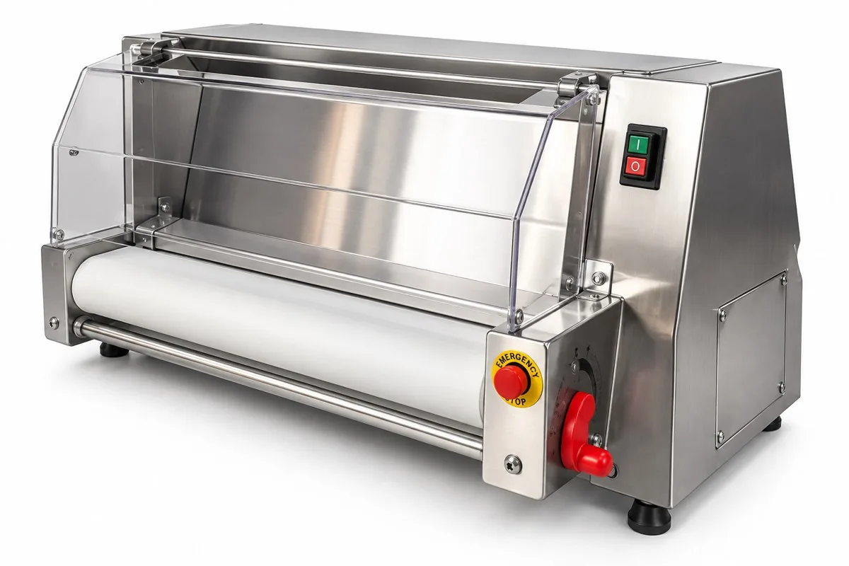 Laminadora de pizza compacta WG-PD40B