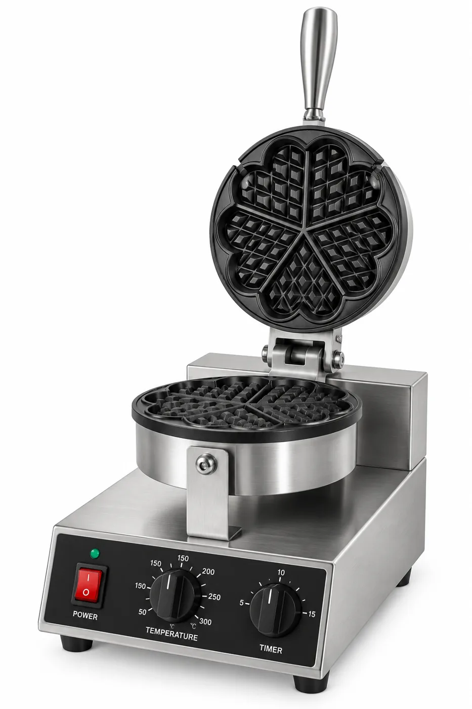 Wafflera de flor (5 corazones) HF-5L