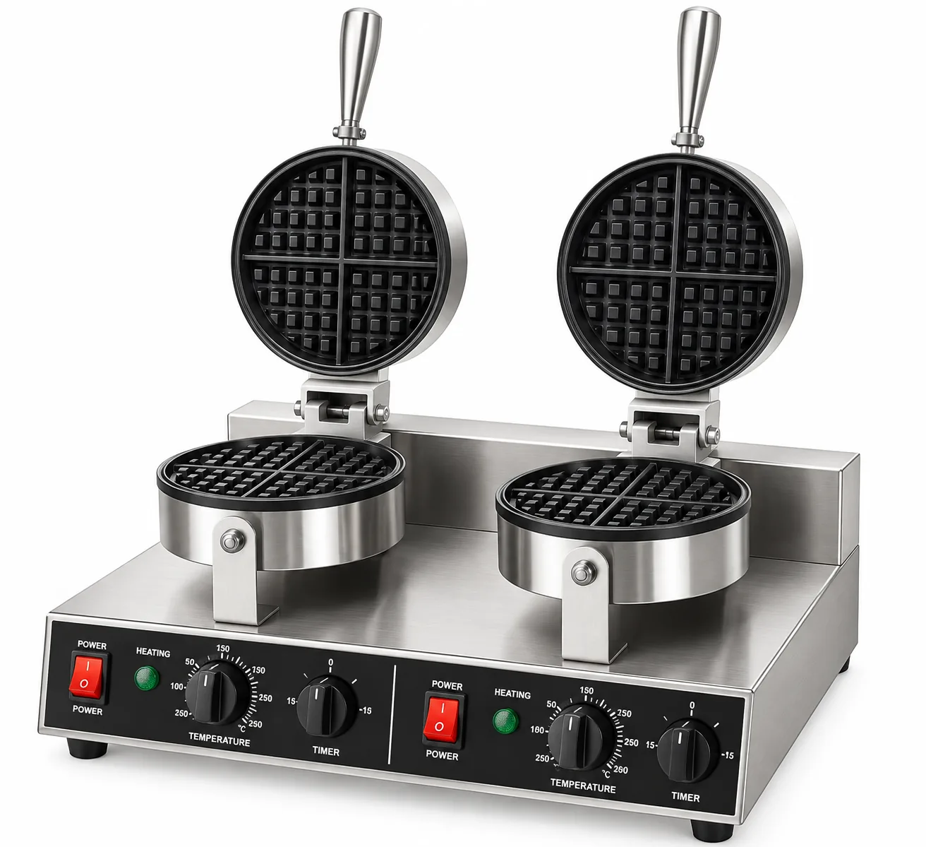 Wafflera redonda doble HF-2R